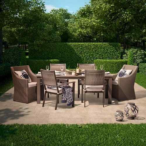 Smith And Hawken Patio Furniture, Smith And Hawken Round Patio Table
