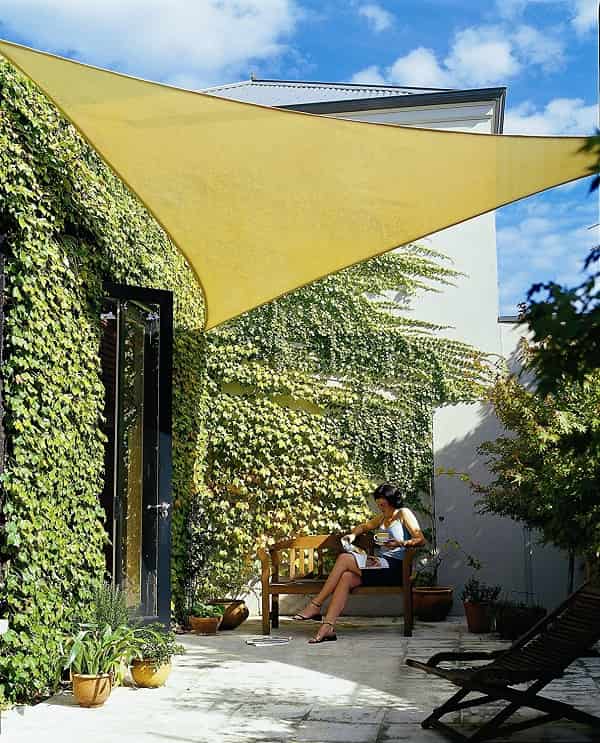 sunshades patio ideas