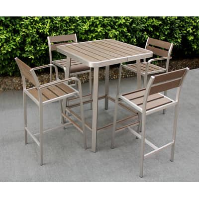 10 Gorgeous And Durable Faux Wood Patio Furniture Under 800 - Artificial Wood Outdoor Furniture
