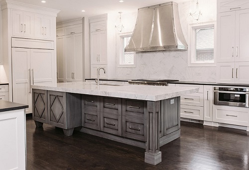 Grey Wash Kitchen Cabinets Designs, Whitewashing Dark Kitchen Cabinets