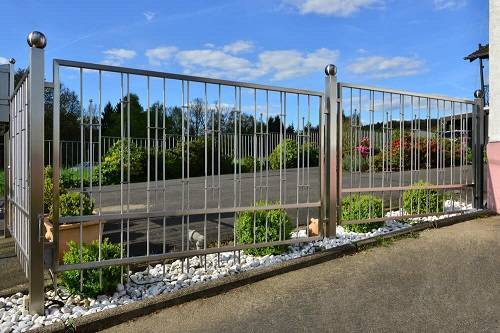 steel fence panels residential 2