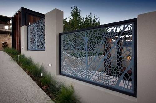 steel fence panels residential 7