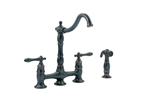 Lyndhrust Two Handle Kitchen Faucets 4 hole