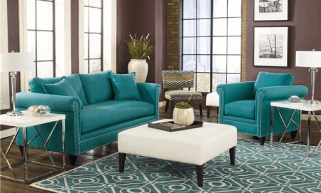 teal chair living room