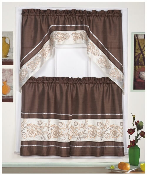 coffee themed curtains kitchen 7