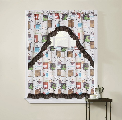 coffee themed curtains kitchen 8