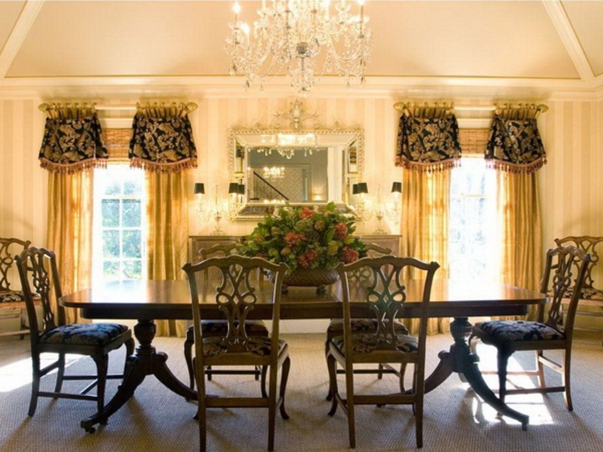 10 Dining Room Ds Ideas To Make, Fancy Dining Room Curtains Ideas