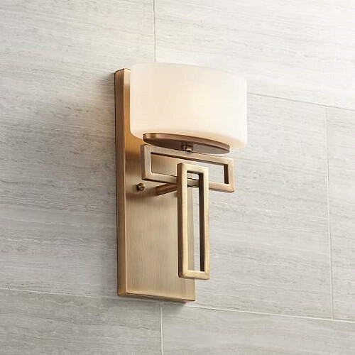 gold bathroom light fixtures