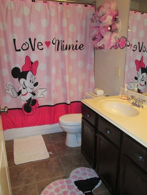 10+ Catchy and Inviting Minnie Mouse Bathroom Set Ideas