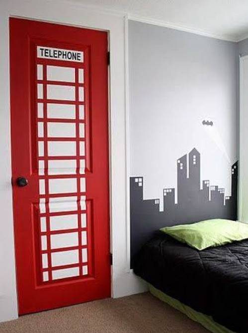 London Themed Bedroom