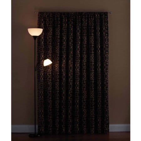 Mainstays Distressed Damask Curtain