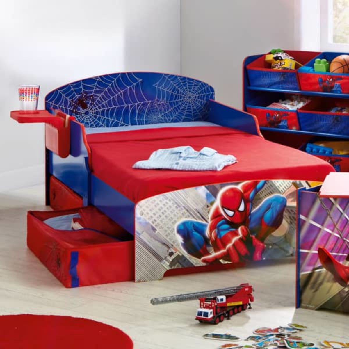 Marvelous Spiderman Bedroom Furniture, Twin Bed Set Boy Spiderman