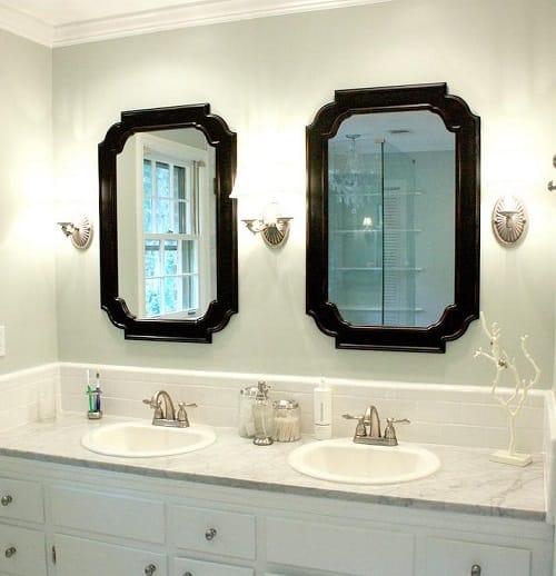 lowes bathroom vanity mirrors