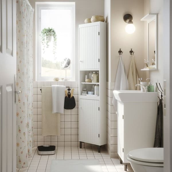 15 Gorgeous and Small White Cabinet for Bathroom From $30 - $200