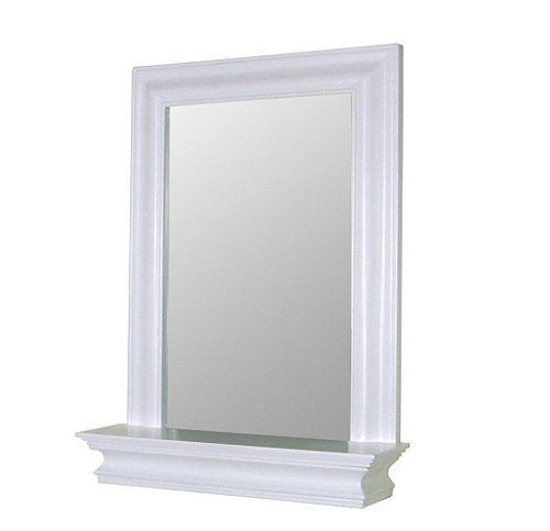 white mirrors for bathroom
