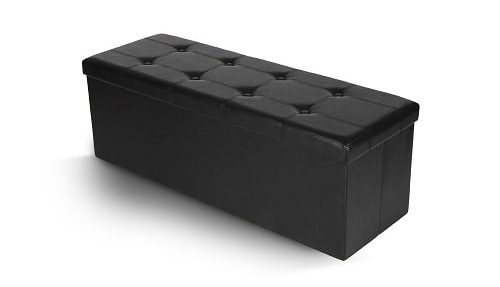 Leather Collapsible Bench