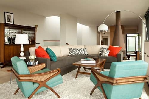 Mid Century Living Room Set