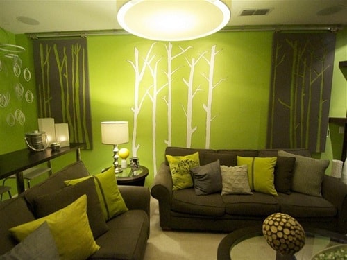 green living room developments dfw