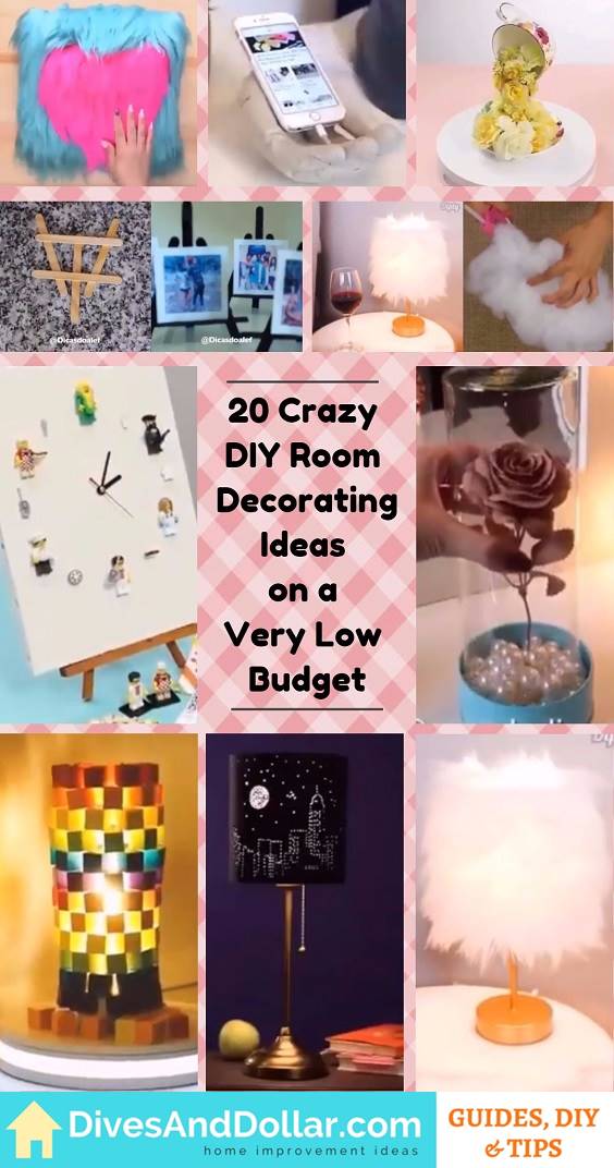 20 Crazy Diy Room Decorating Ideas On A Very Low Budget - Diy Home Decor Ideas Budget