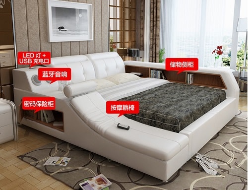 Master Bedroom Multifunctional Tatami Bed 1-min