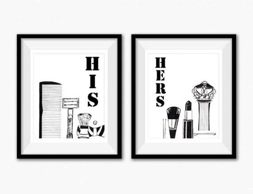 His And Hers Bathroom Set 4-min