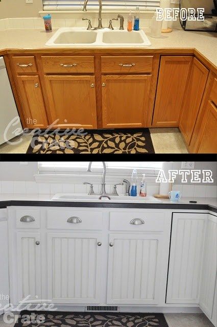 Painting Bathroom Vanity Before And After 7-min
