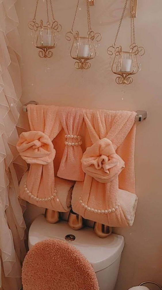 Decorative Towels for Bathroom Ideas 32