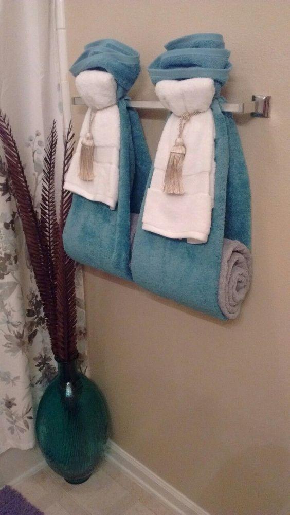 Decorative Towels for Bathroom Ideas 42