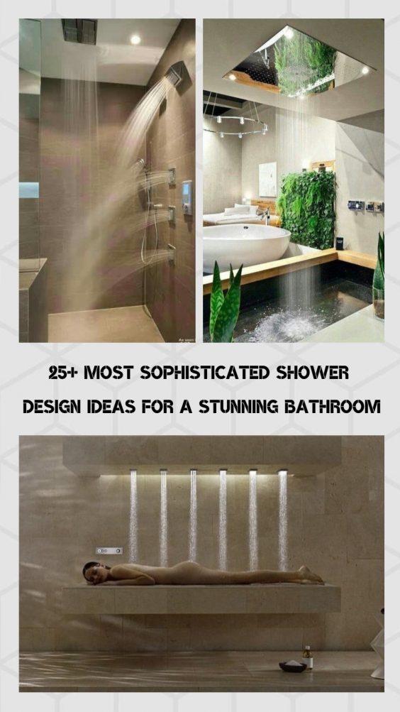Sophisticated Shower Design Ideas pinterest-min