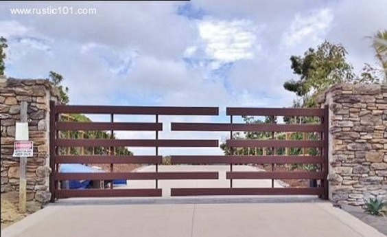 Wrought Iron Driveway Gate Design Ideas 1-min