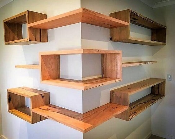 unique shelves for living room