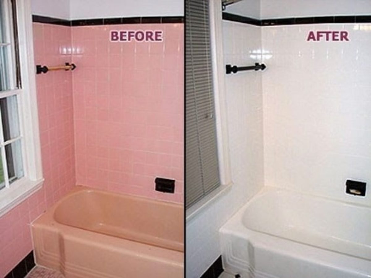 Can You Paint Bathroom Tile Complete, Can You Repaint Bathtub
