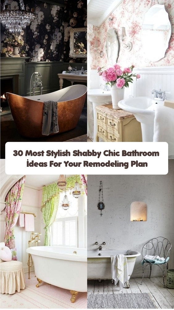 Stylish Shabby Chic Bathroom-min