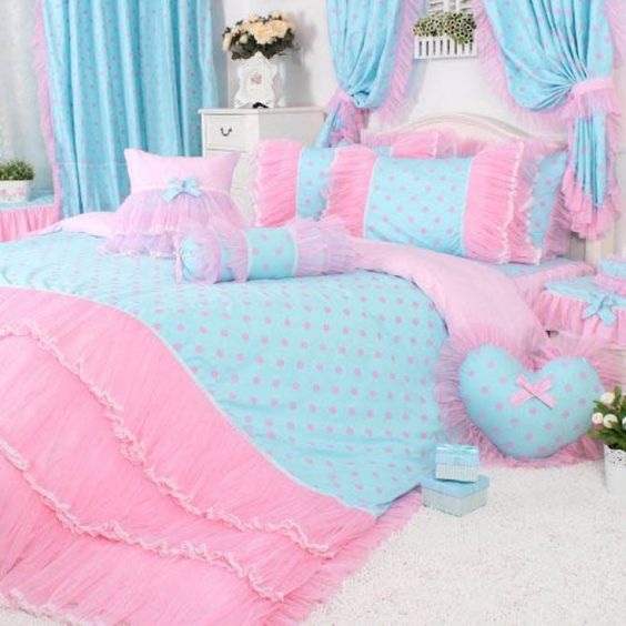 pink girl bedroom 22