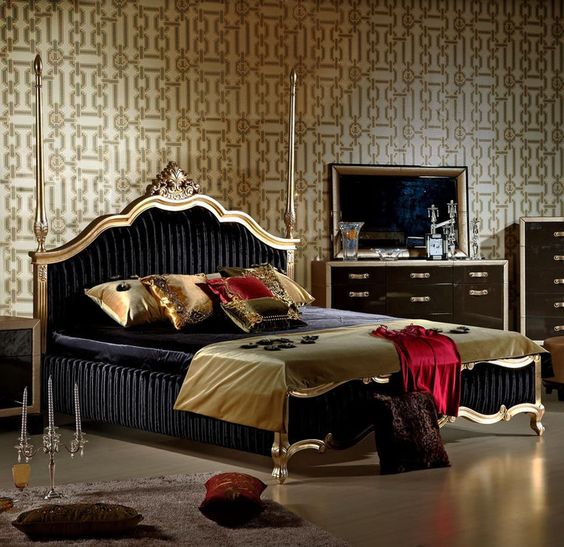 gold bedroom 11