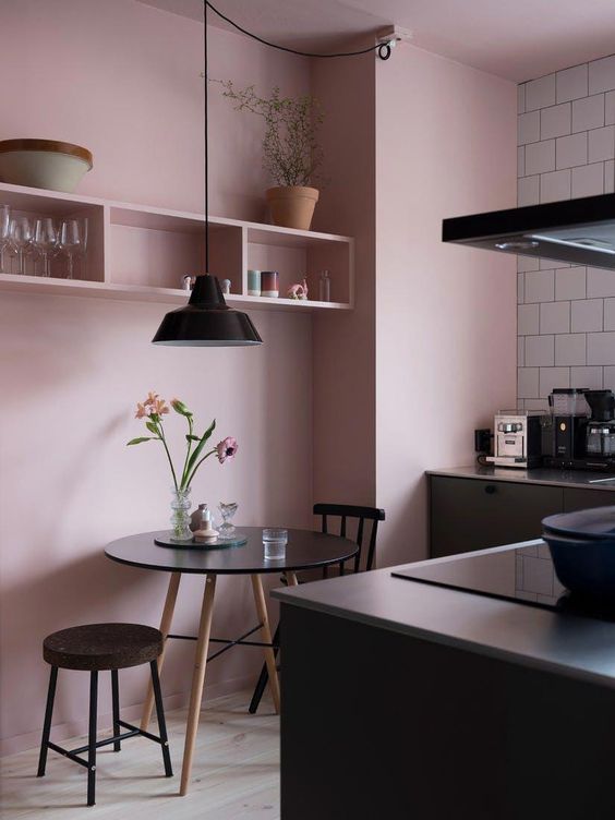 blush pink kitchen 4