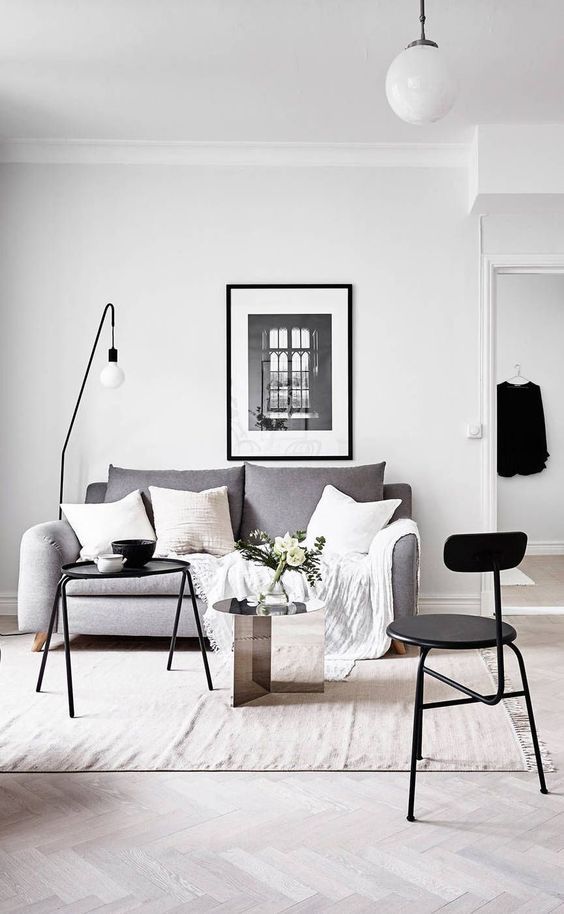 minimalist living room 13