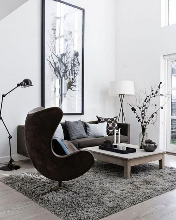 minimalist living room 14