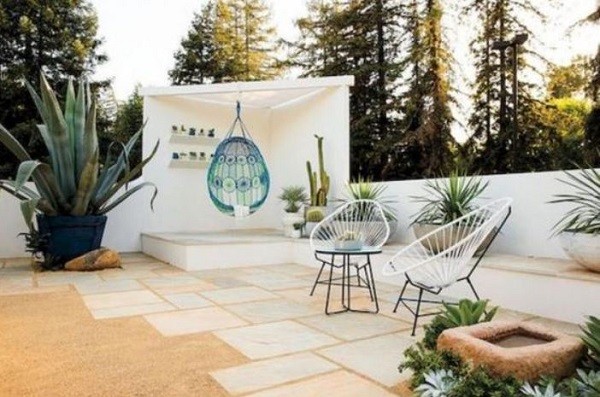 modern patio ideas feature