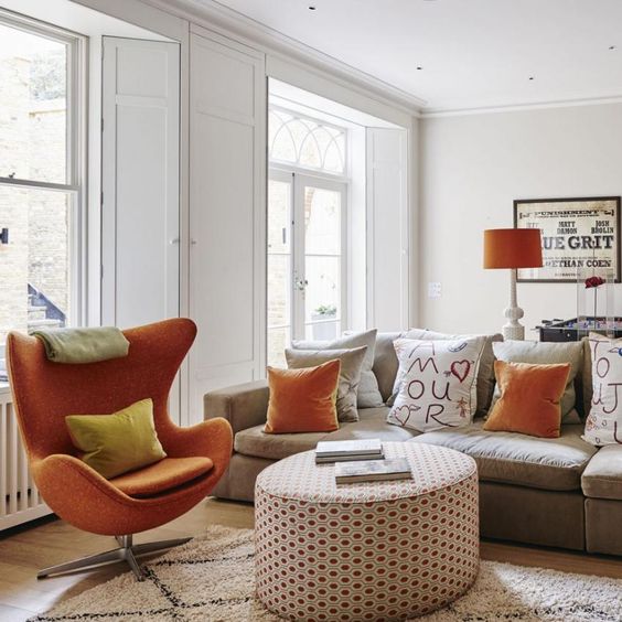 orange living room furniture 11