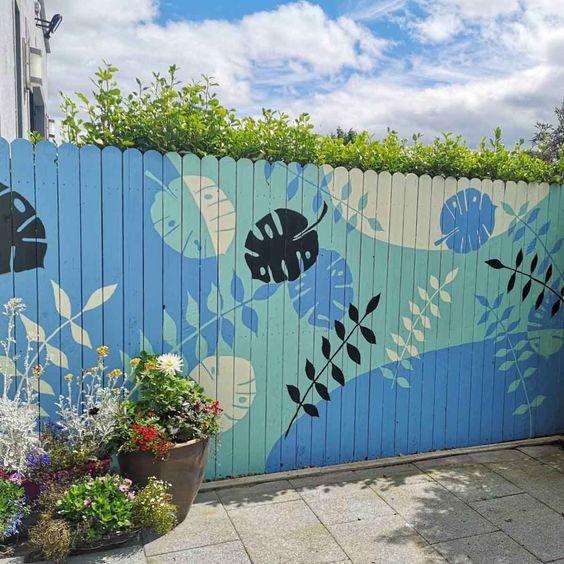 Fence Painting Ideas 27