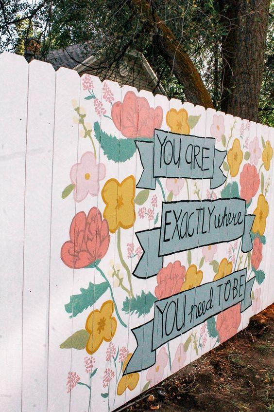 Fence Painting Ideas 30