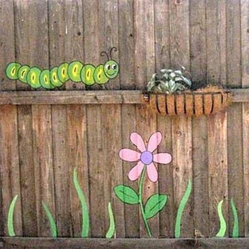 fence painting ideas 17