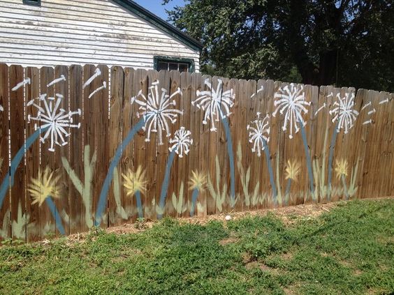 fence painting ideas 18