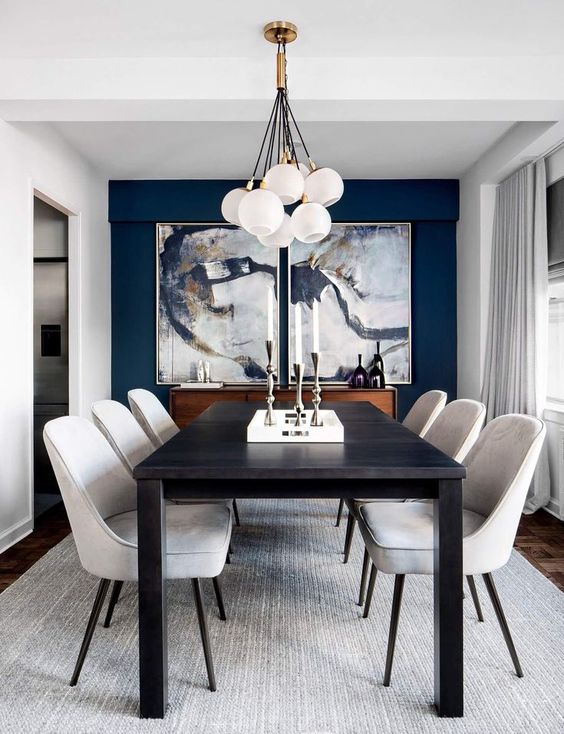 Navy Dining Room: 25+ Mesmerizing Ideas with Stylish Decor
 Dining Room Design Pictures