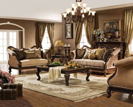 brown living room 12