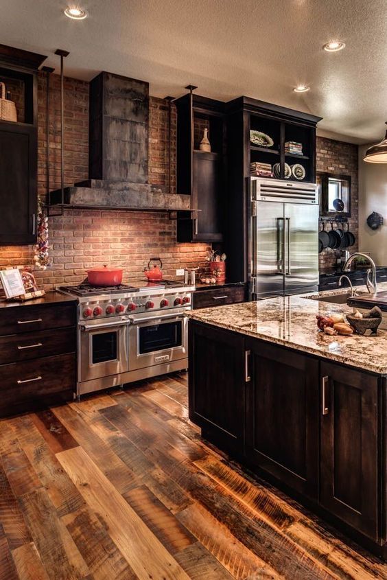 Dark Kitchen Ideas: Stunning Rustic Decor