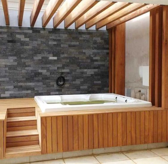 Hot Tub Privacy: Cozy Patio Shade