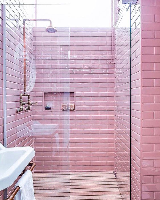 pink bathroom ideas 25
