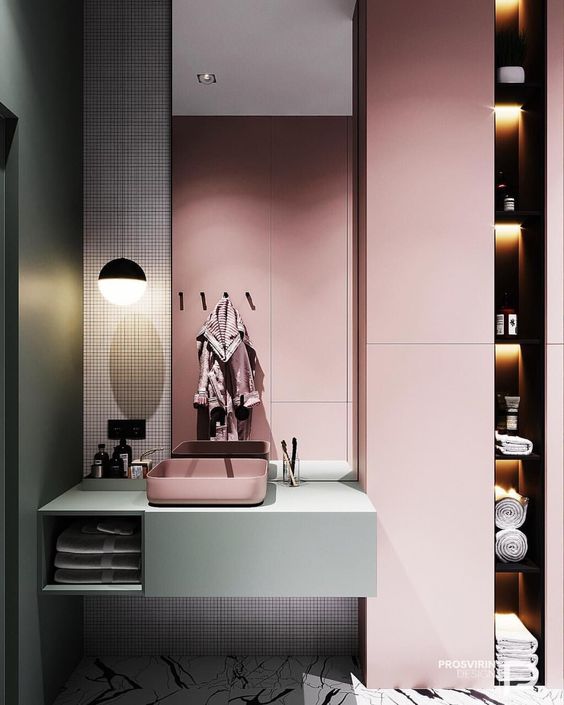 Pink Bathroom Ideas: Catchy Modern Decor